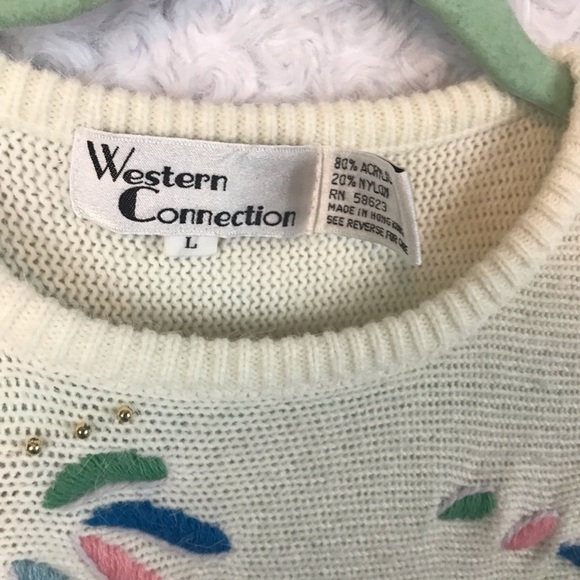 Vintage Embroidered Sweater - Picture 2 of 6